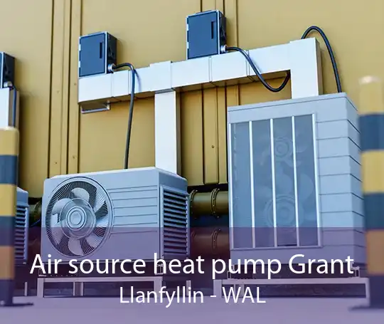 Air source heat pump Grant Llanfyllin - WAL