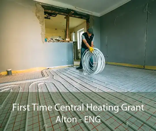 First Time Central Heating Grant Alton - ENG