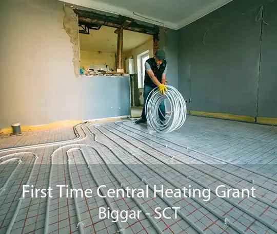 First Time Central Heating Grant Biggar - SCT