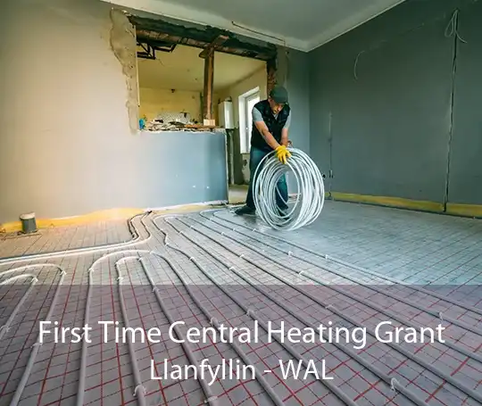 First Time Central Heating Grant Llanfyllin - WAL