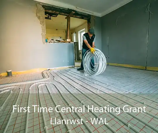 First Time Central Heating Grant Llanrwst - WAL