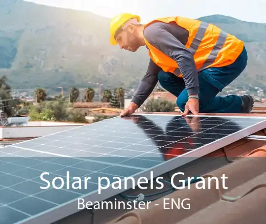 Solar panels Grant Beaminster - ENG