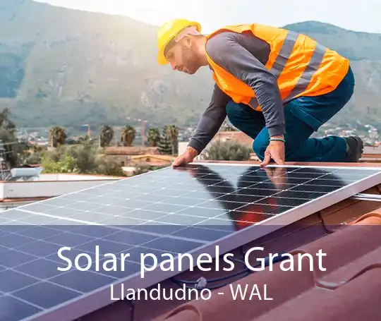 Solar panels Grant Llandudno - WAL