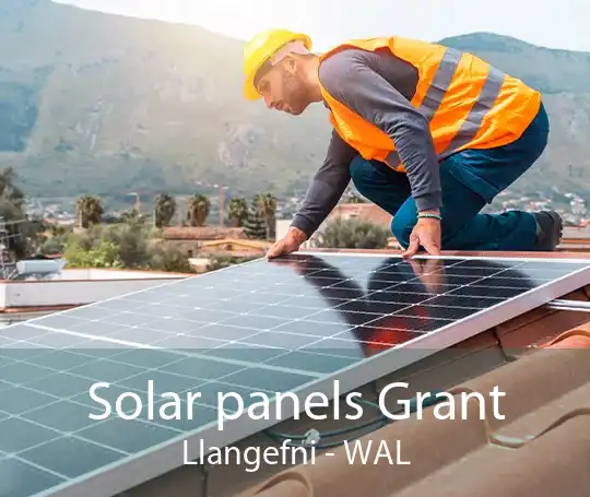 Solar panels Grant Llangefni - WAL